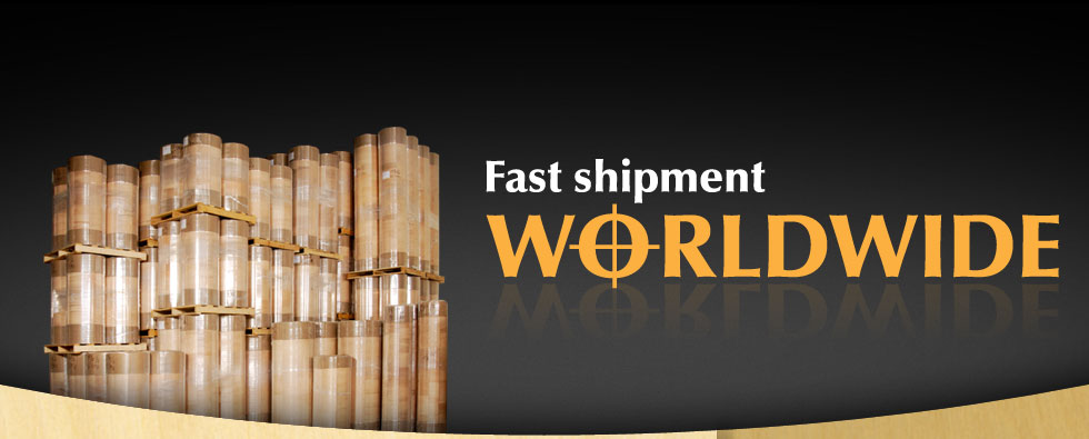 Fast shipment worldwide
