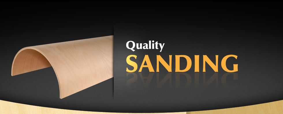Quality sanding